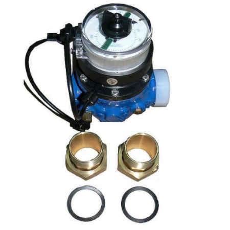 Arad Wasserzähler mit Abschaltautomatik, Dose-O-Mat, Wassermengen-Abschaltung, 1 1/2" - 2" 0-100 m³
